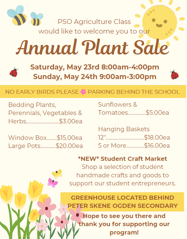 PSO Plant Sale 2026
