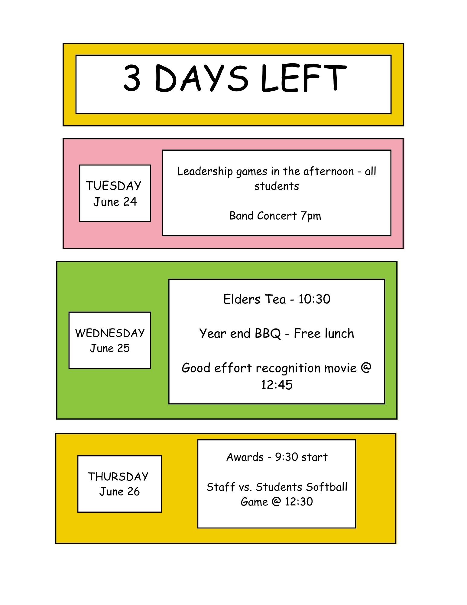 Days of the Week Worksheet in Colorful Cartoon Style